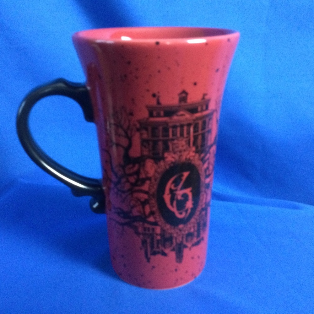 Disney The Haunted Mansion Live Action Red Mug 13 Oz Ghost & Bride